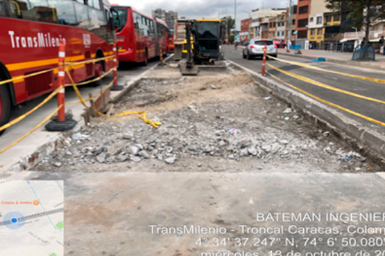 Inicio de obra en la estación Quiroga Inicio de obra en la estación Quiroga