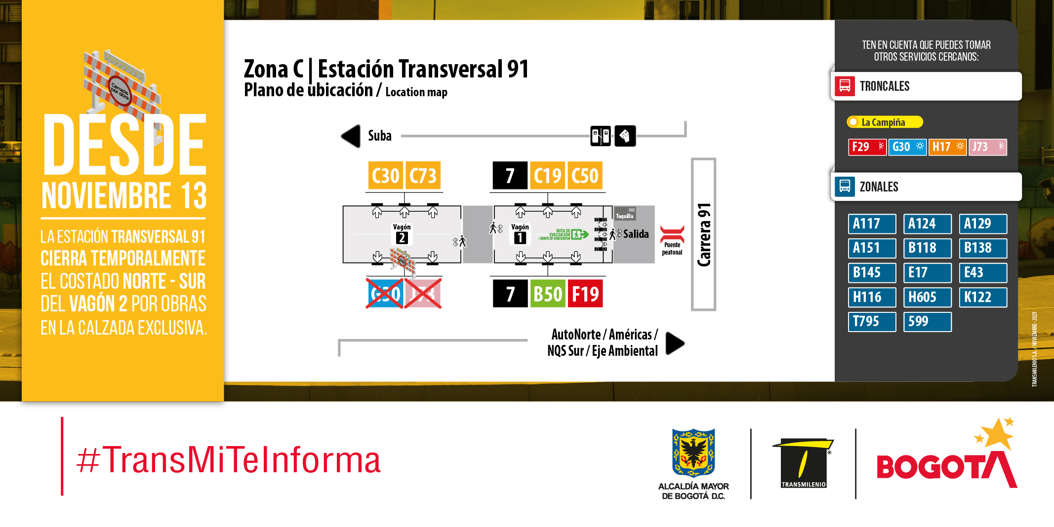 Estación Transversal 91