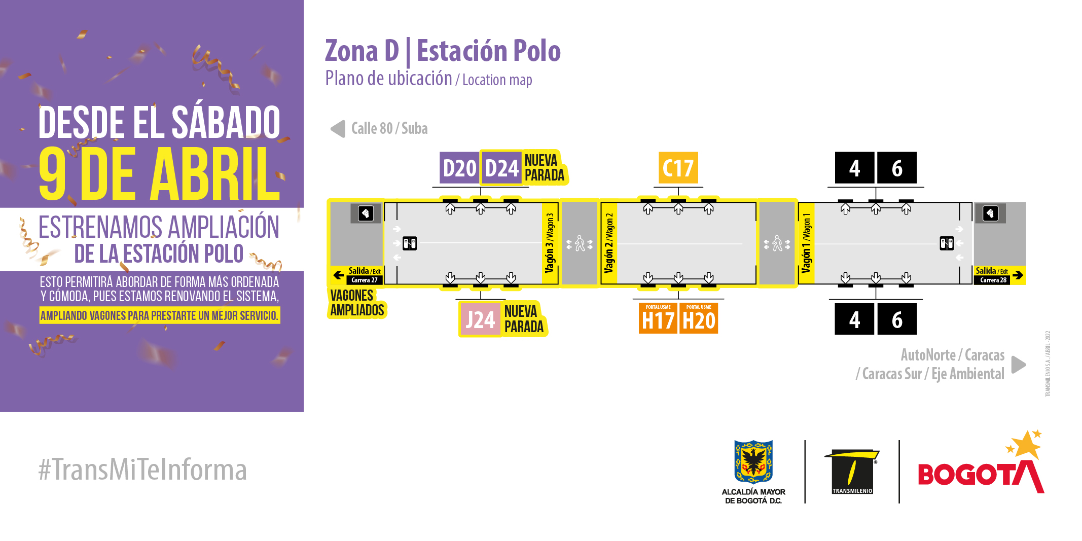 Plano de estación Polo