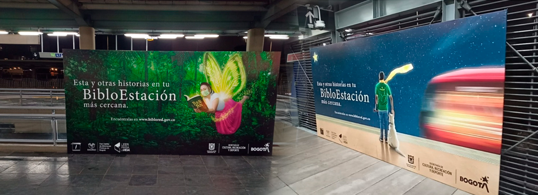 Anuncios de Red de Biblioteca Digital de Bogotá