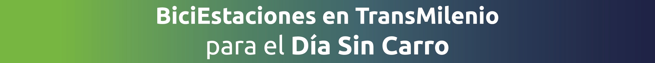 Conoce las BiciEstaciones este Día sin carro 2023