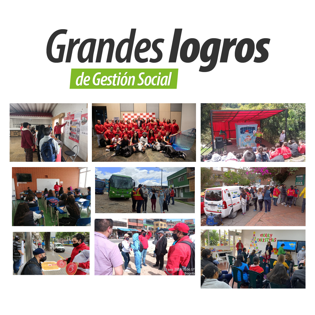 Grandes logros Gestión Social Grandes logros Gestión Social