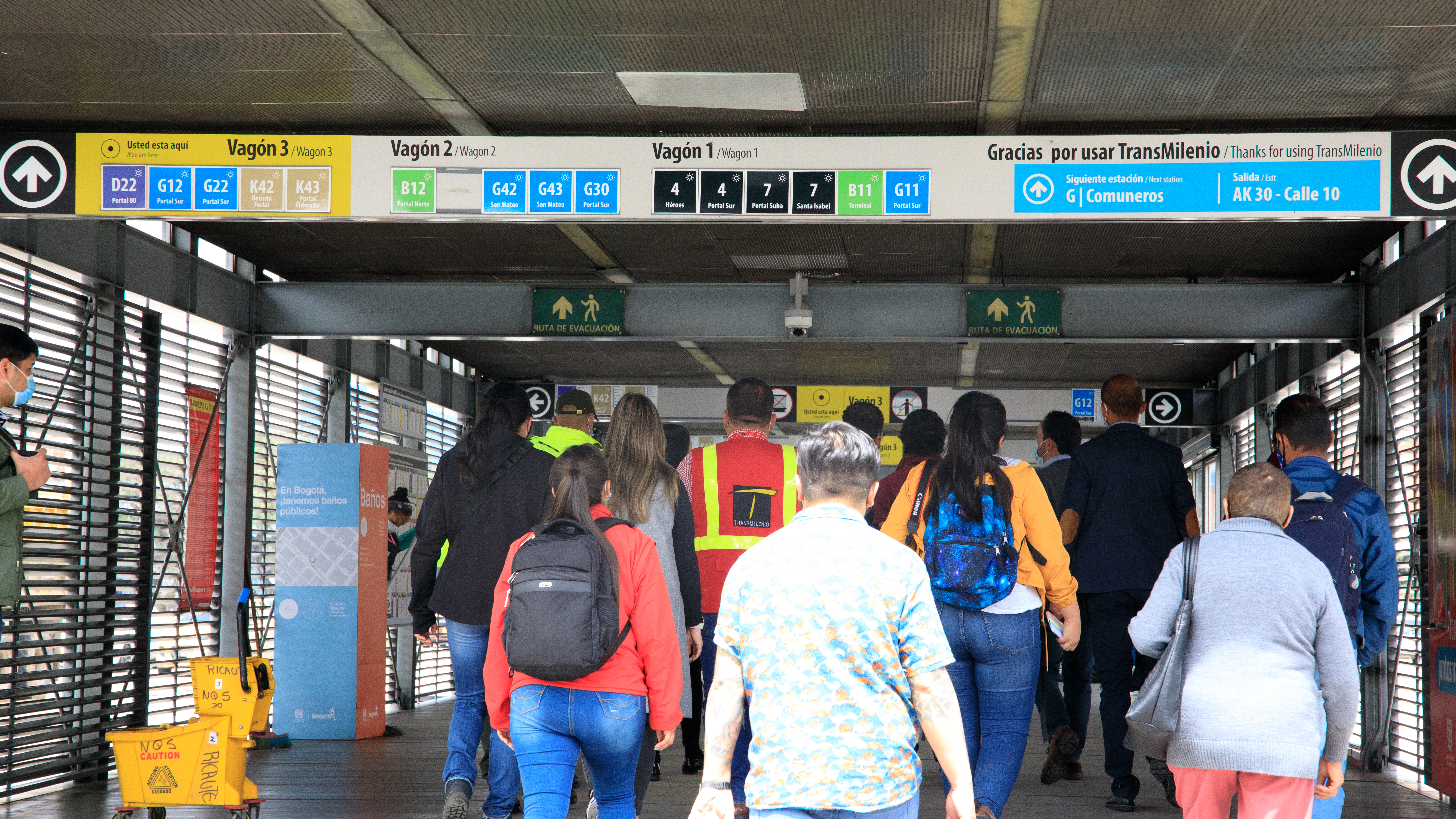 Señalización de estación troncal Señalización de estación troncal