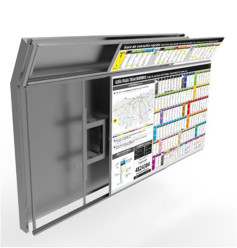 Portamapa informativo de TRANSMILENIO