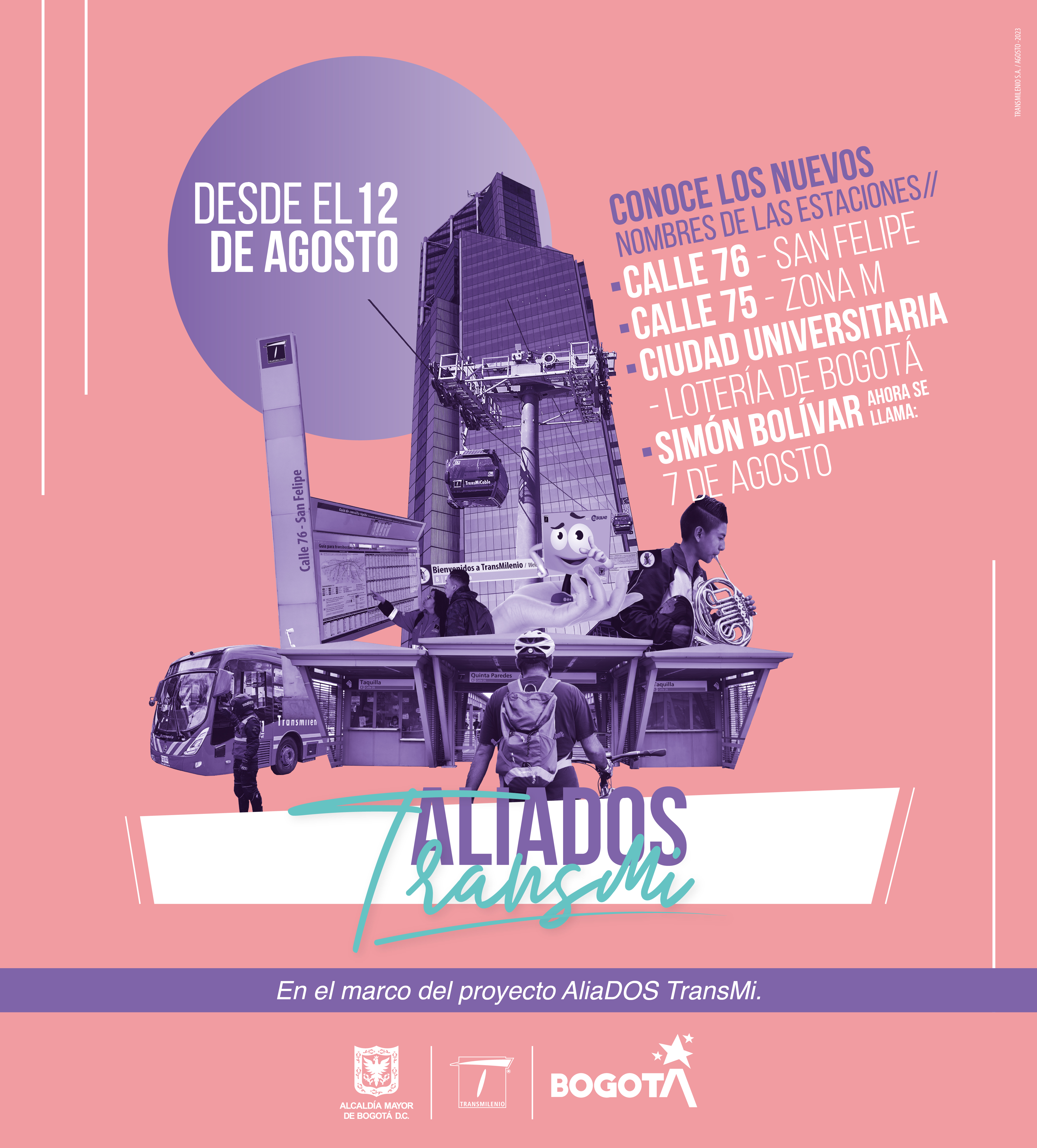 Nuevos nombres en estaciones del Sistema