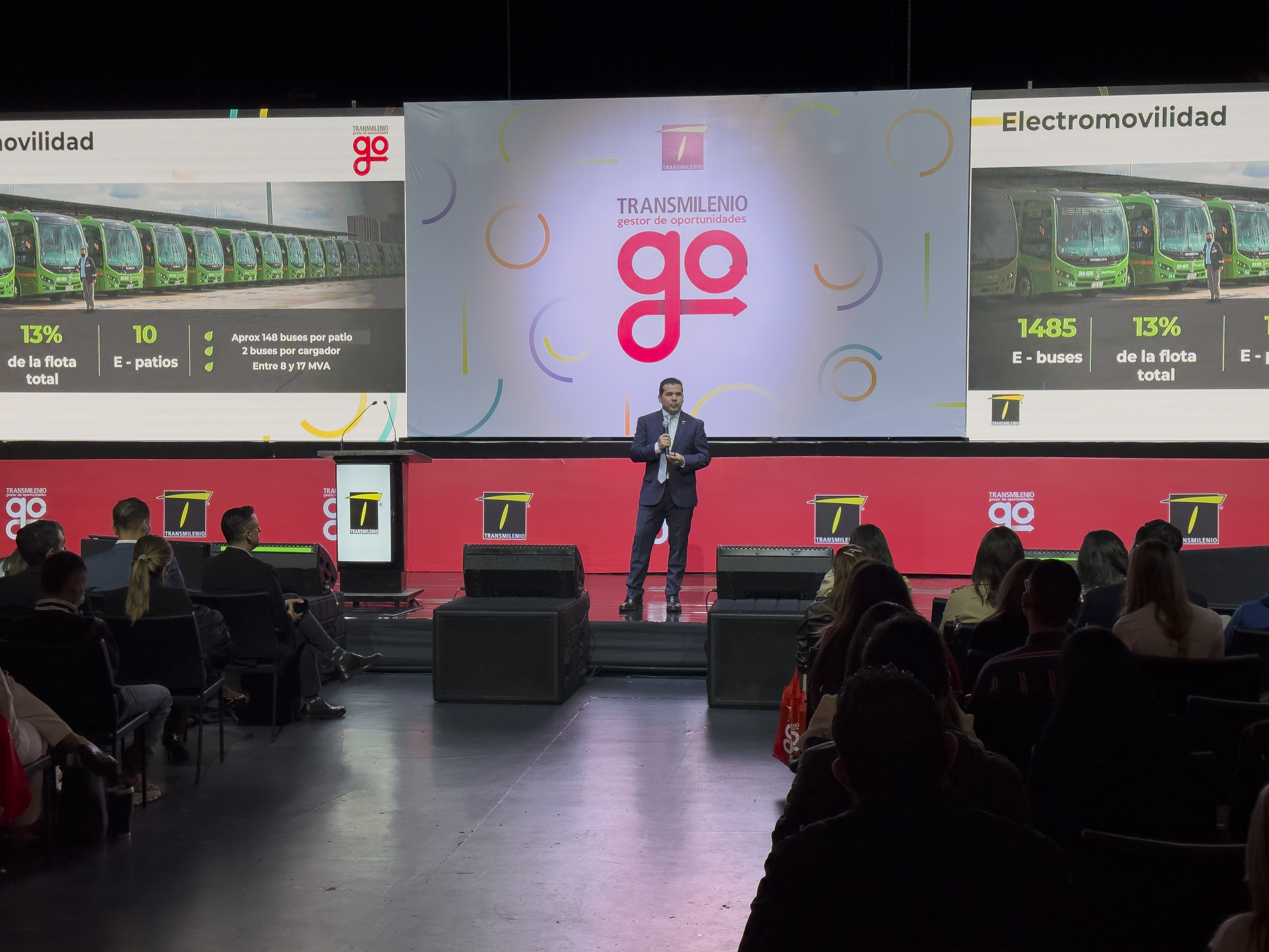 Gerente de TRANSMILENIO S.A., Orlando Santiago Cely Gerente de TRANSMILENIO S.A., Orlando Santiago Cely hablando sobre TRASMILENIO GO