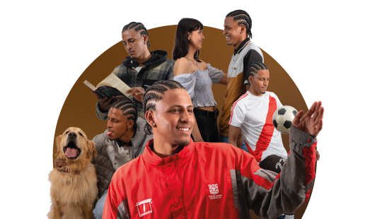 Jerry Chávez Polo Estudiante, aficionado al fútbol y Gestor de Convivencia - 23 años