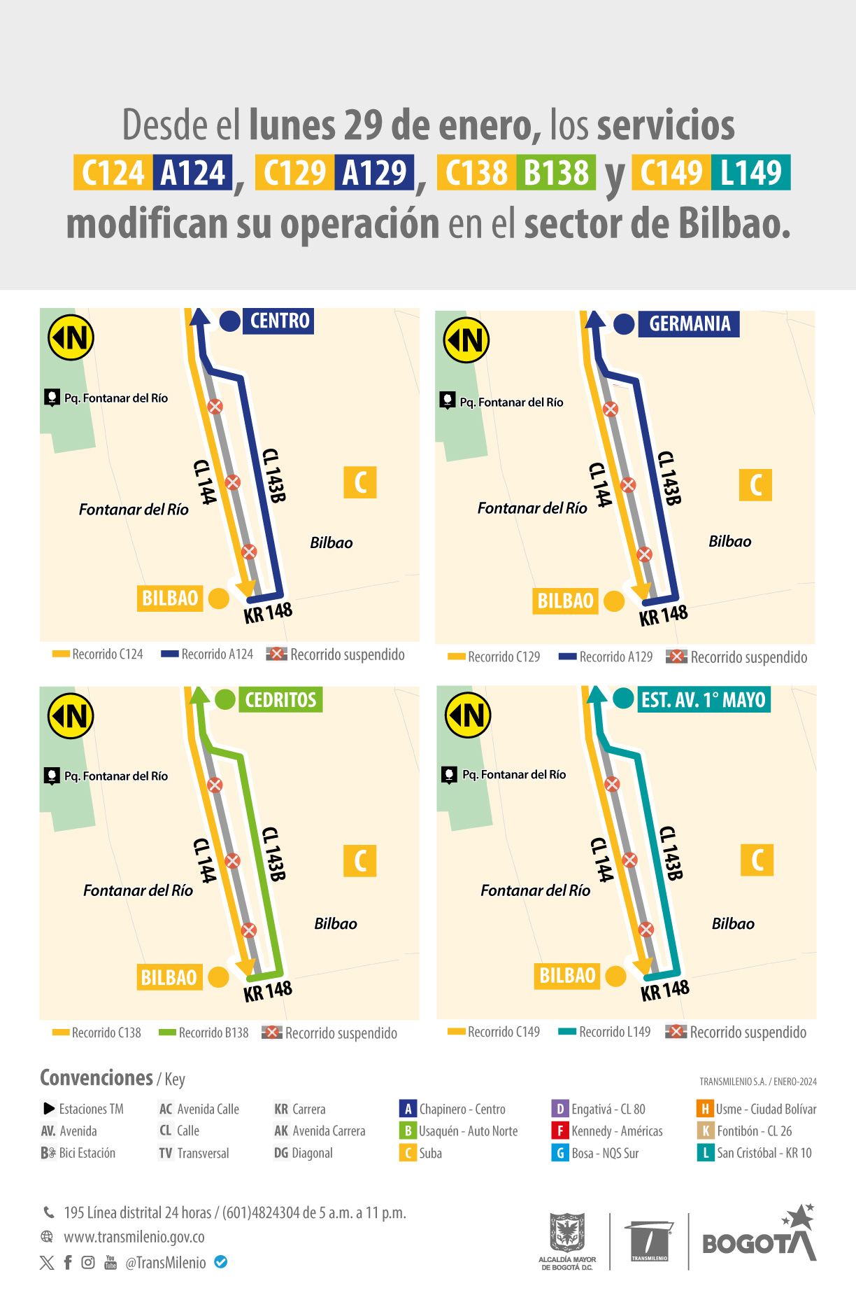 Rutas zonales modifican su operación en el sector de Bilbao Rutas zonales modifican su operación en el sector de Bilbao