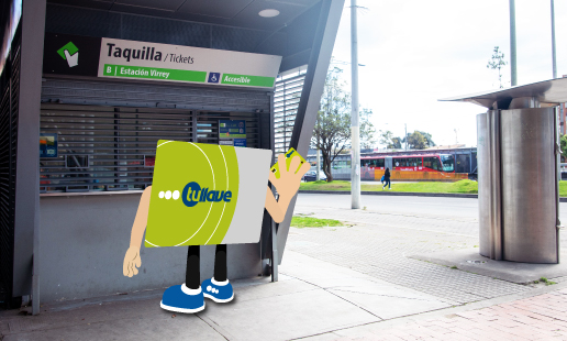 Punto del sistema TransMilenio para comprar Ticket Punto del sistema TransMilenio para comprar Ticket