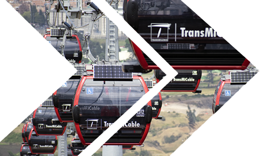 Foto del TransMiCable de Bogotá Foto del TransMiCable de Bogotá