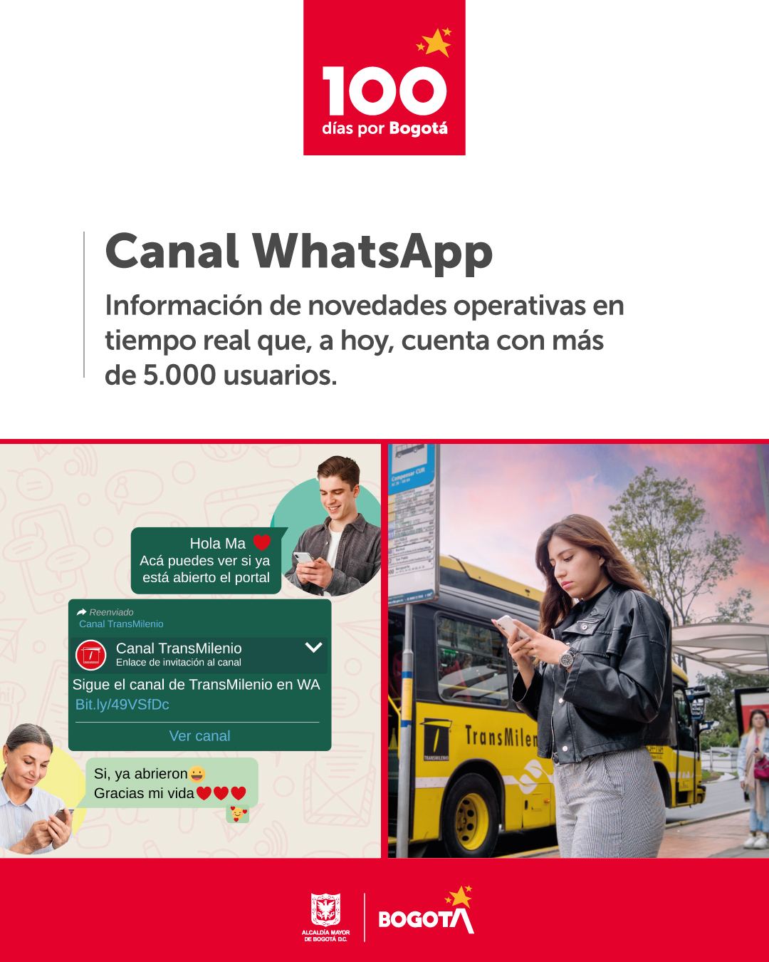 Lanzamiento del canal de WhatsApp Lanzamiento del canal de WhatsApp