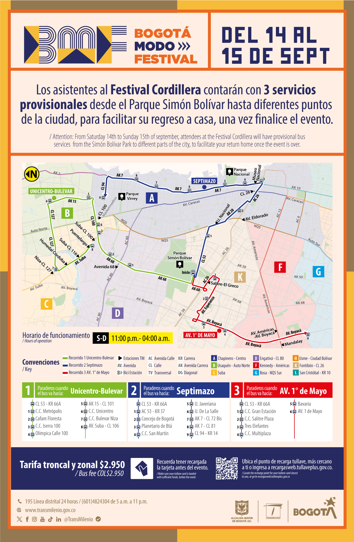 Alternativas de viaje para le festival Cordilleras 2024 Alternativas de viaje para le festival Cordilleras 2024