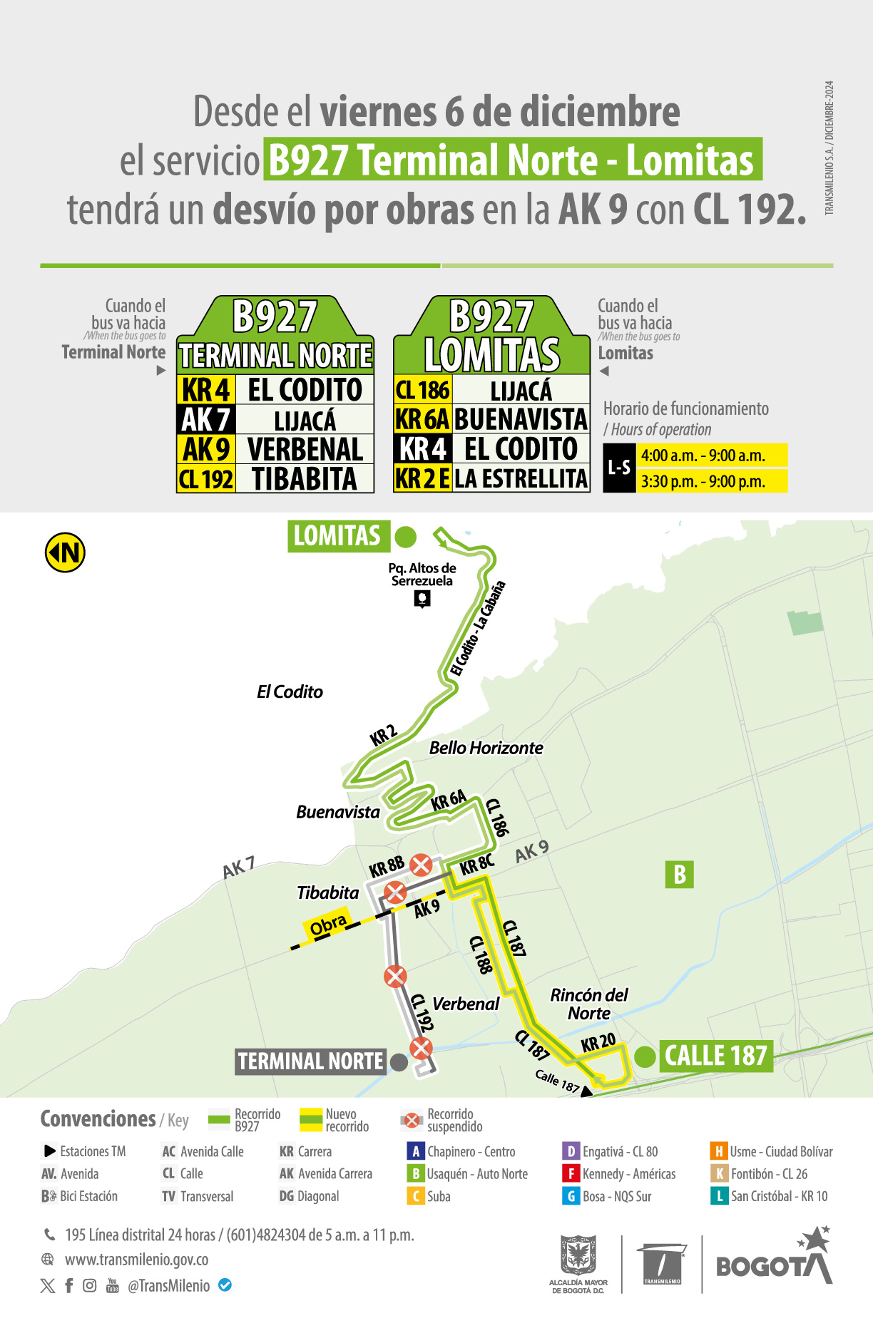B927 Terminal Norte - Lomitas