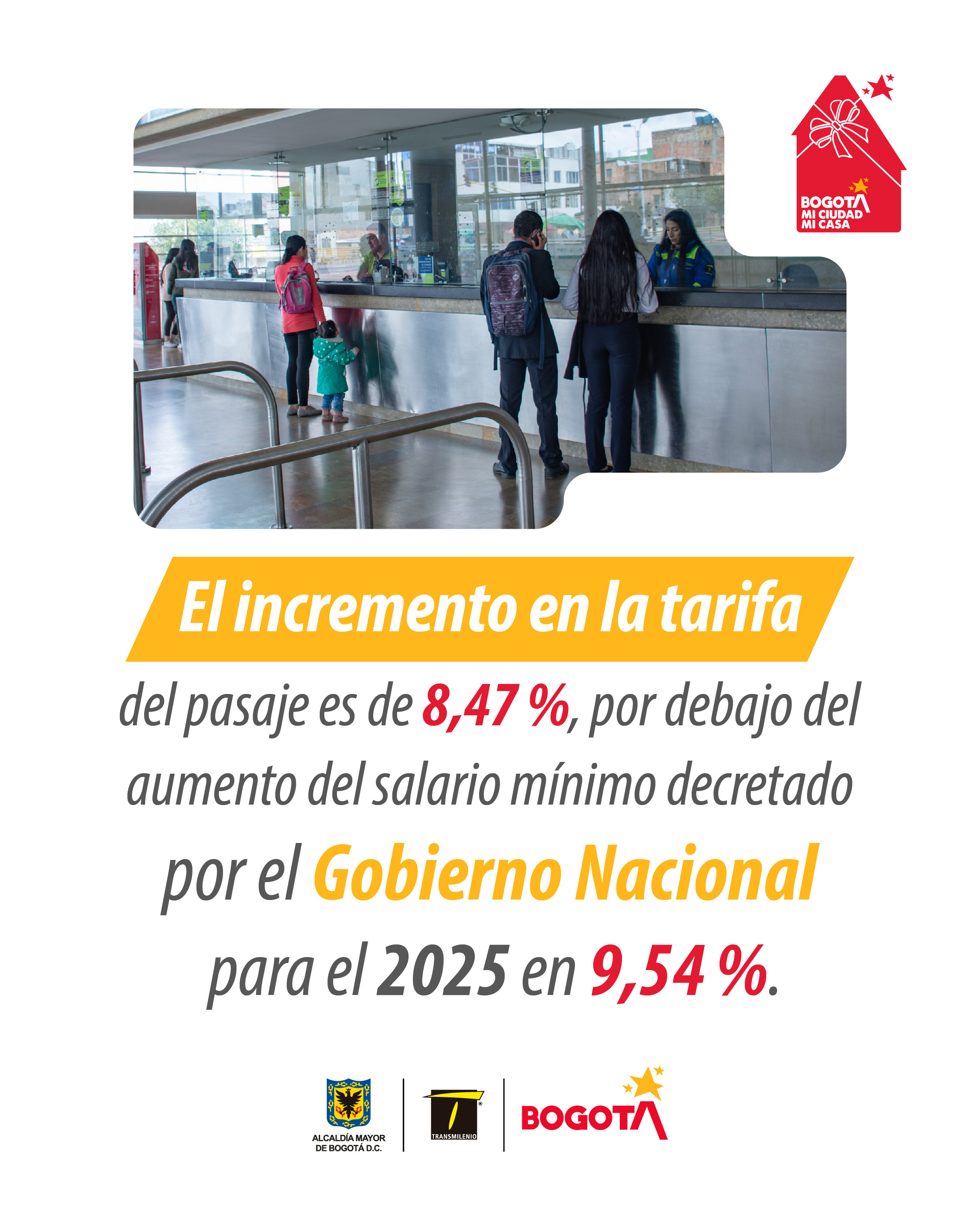 Incremento de tarifa