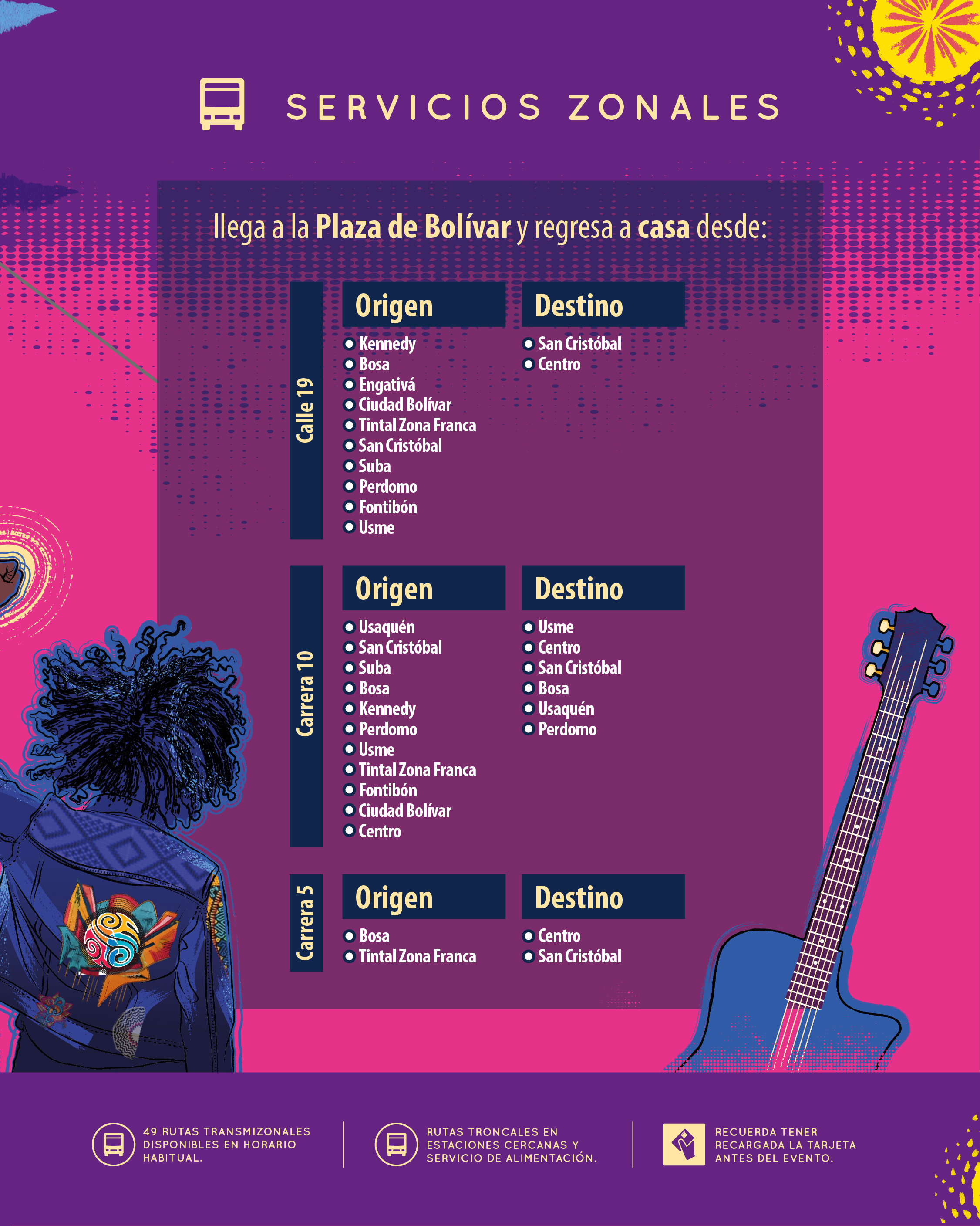 TransMi te moviliza antes y después del Concierto de la Esperanza VI TransMi te moviliza antes y después del Concierto de la Esperanza VI