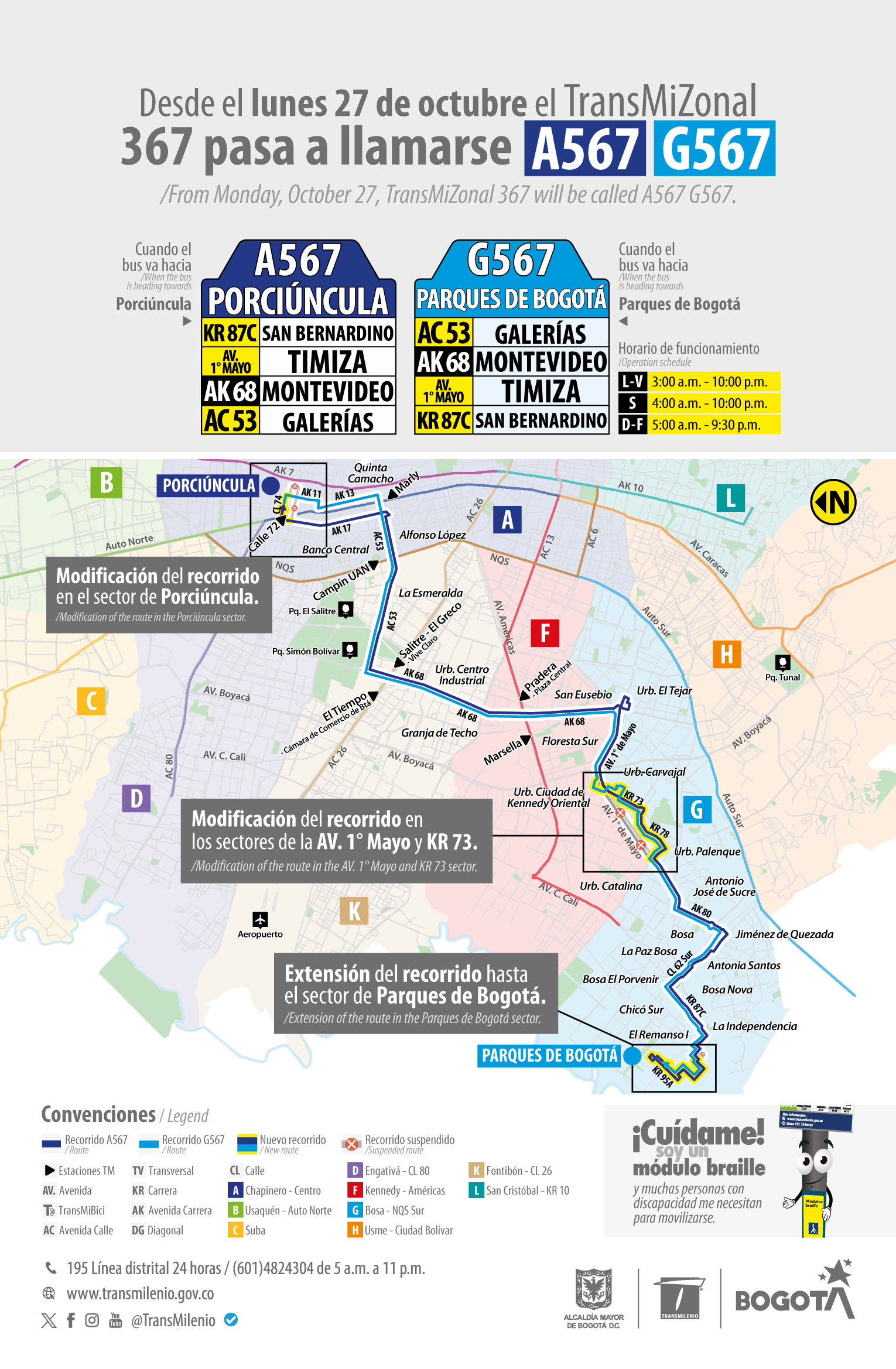 Servicio TransMiZonal 367 cambia de nombre y modifica su recorrido Servicio TransMiZonal 367 cambia de nombre y modifica su recorrido