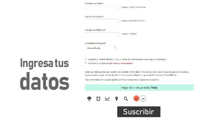 Paso 2 Dilegencia el formulario con tus datos basicos