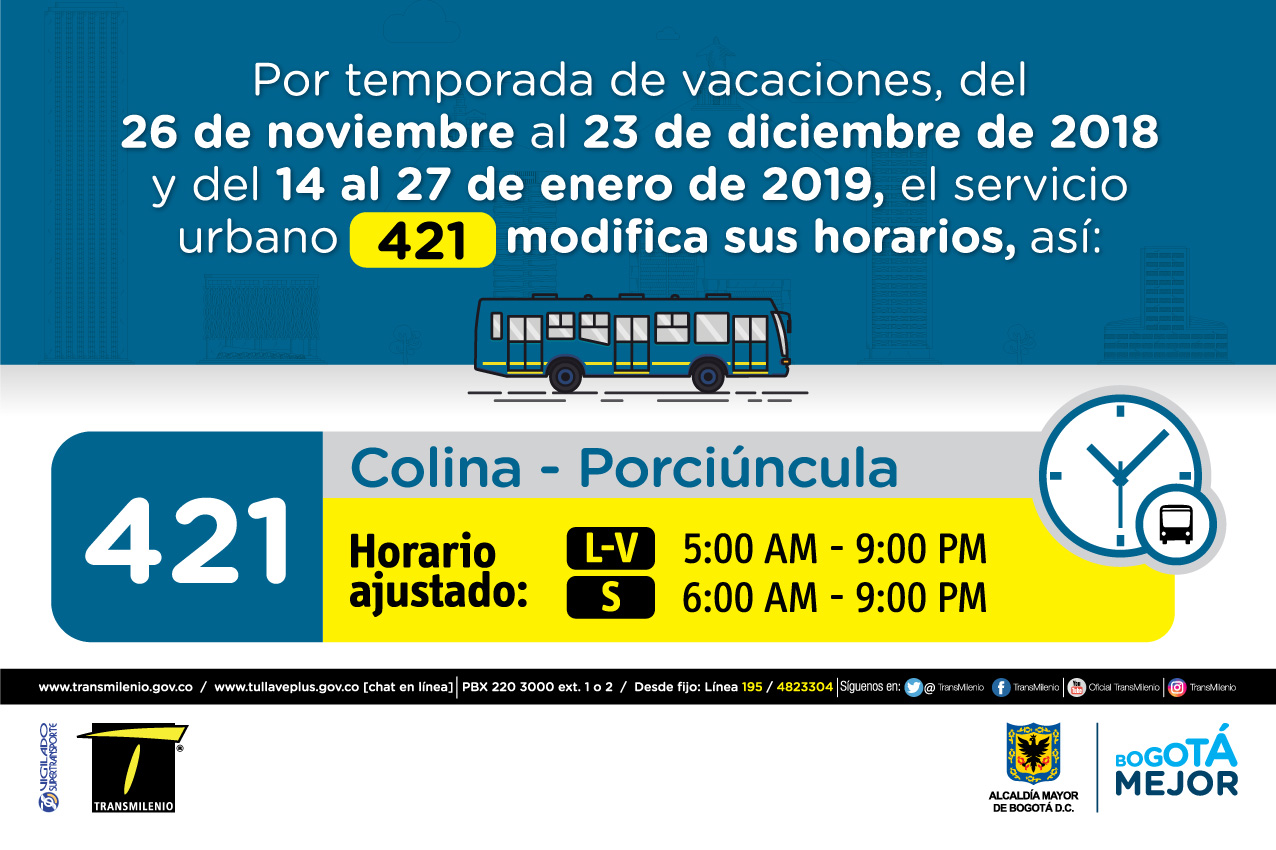 Horario ruta 13 de Lunes a viernes 5:00 AM - 9:00 PM, Sábado 4:00 AM - 9:00 PM 