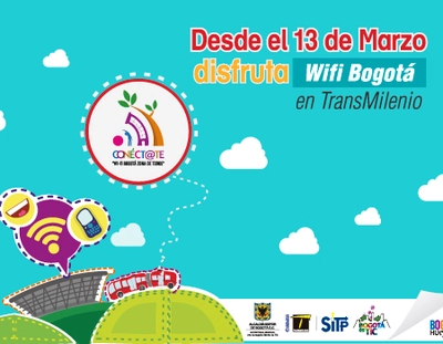 SERVICIO GRATUITO DE WIFI, EN 15 PUNTOS DEL SISTEMA TRANSMILENIO