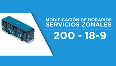Modificaci&oacute;n de horarios en rutas zonales 200 Unicentro Avenida Ciudad Cali y 18-9 Cerro Norte   