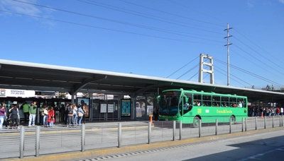 Nuevo paradero en la Ruta Alimentadora 6-7 San Joaqu&iacute;n