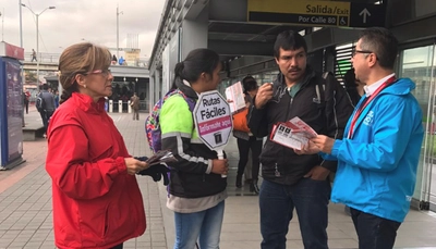 Avanza la implementaci&oacute;n de rutas f&aacute;ciles en TransMilenio