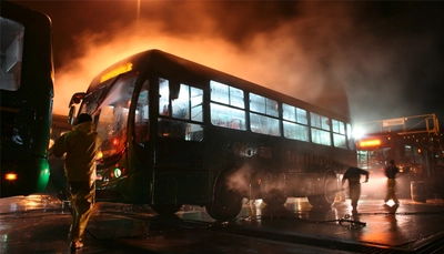 Rechazo al vandalismo contra TransMilenio: 70.000 personas al d&iacute;a afectadas    