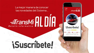 C&oacute;mo suscribirse al bolet&iacute;n informativo TransMi al D&iacute;a