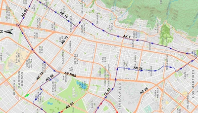 Conozca los cierres viales y desvíos por la carrera Media Maratón de Bogotá