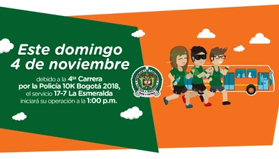  Ruta 17-7 cambia temporalmente su horario por carrera atl&eacute;tica