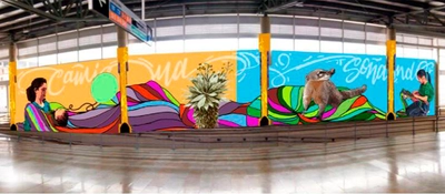 Del cemento al vinilo: la transformaci&oacute;n de una estaci&oacute;n de TransMilenio