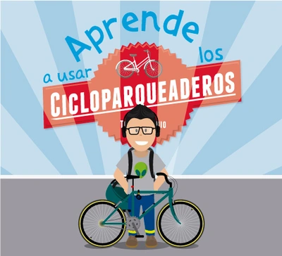 Aprende a usar los Cicloparqueaderos