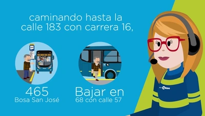 C&oacute;mo planear un recorrido para usar el SITP