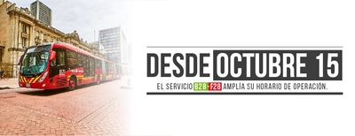 El servicio B28 F28 cambia su horario de operación