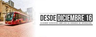 Conoce los servicios que extienden su operación desde el 16 de diciembre