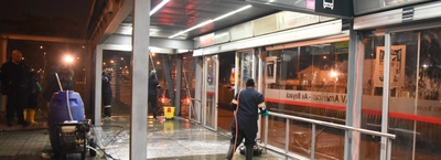 TransMilenio intensifica desinfecci&oacute;n en el Sistema para proteger a sus usuarios