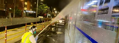 TransMilenio refuerza jornadas de desinfección tras alerta naranja