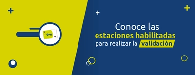 Conoce las estaciones para confirmar tu recarga web