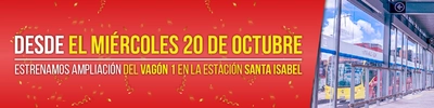 Estaci&oacute;n Santa Isabel amplia su vag&oacute;n 1