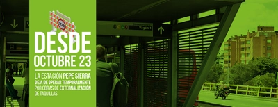 Estaci&oacute;n de Pepe Sierra deja de operar temporalmente