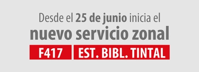 Nueva ruta zonal F417 Estaci&oacute;n Biblioteca Tintal