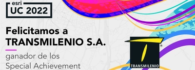 TRANSMILENIO recibe reconocimiento por Sistemas de Informaci&oacute;n Geogr&aacute;fica