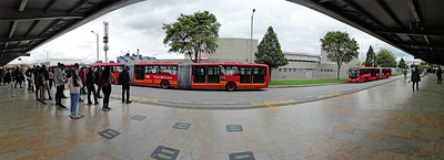Nuevos vagones en la estaci&oacute;n Suba TV. 91 y nueva parada del C15-H15