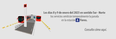 Estaci&oacute;n Flores tendr&aacute; un ajuste temporal