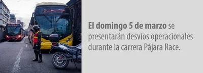 Conoce los desv&iacute;os operacionales de este domingo 5 de marzo