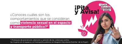 #DateCuenta Es Violencia ¡Pita y Avisa!