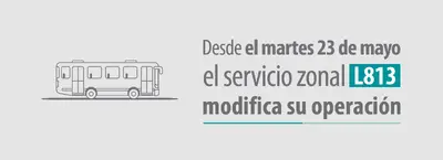 Ruta L813 modifica su operaci&oacute;n en Las Mercedes
