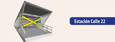 Estaci&oacute;n Calle 22 cerrar&aacute; temporalmente el 21 de junio