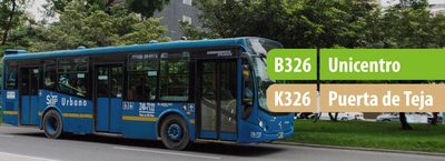 Ruta zonal B326 - K326 modifica su operaci&oacute;n y cambia de nombre