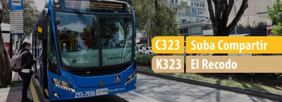 Servicio zonal C323 Suba Compartir - K323 El Recodo modifica su operaci&oacute;n